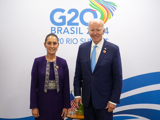 Sostiene Sheinbaum diversas reuniones bilaterales en el marco del G20