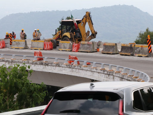 Ofrecen opciones viales por cierre de obras en autopista Tepoztlan-Cuernavaca