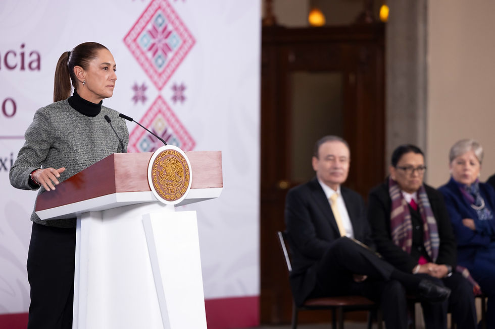 Pide Sheinbaum no especular sobre causas de accidente del Interoceánico: FGR a cargo de investigación