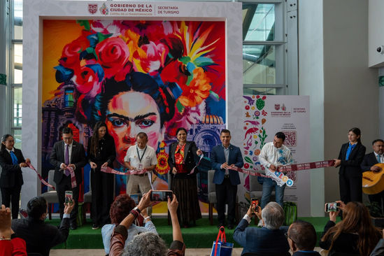 Sectur Ciudad de México promueve el legado de Frida Kahlo desde el Aeropuerto Internacional Felipe Ángeles