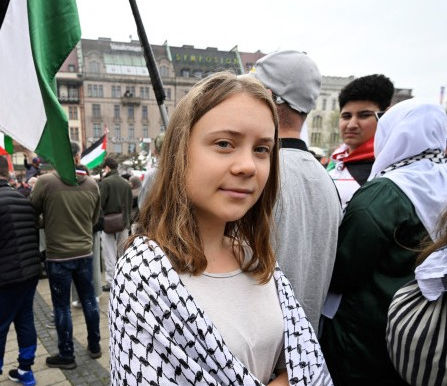 Arrestan a Greta Thunberg: protestaba contra guerra en Gaza