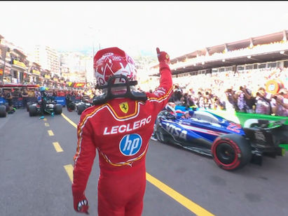 Aburrida carrera en Mónaco y se la lleva Leclerc