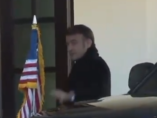 Visita presidente francés la Casa Blanca: no sale Trump a recibirlo