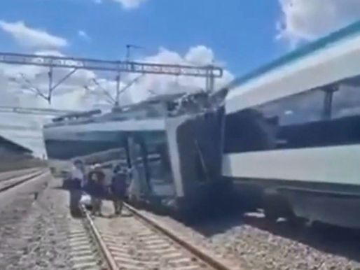 Descarrila vagón del Tren Maya: no hay lesionados