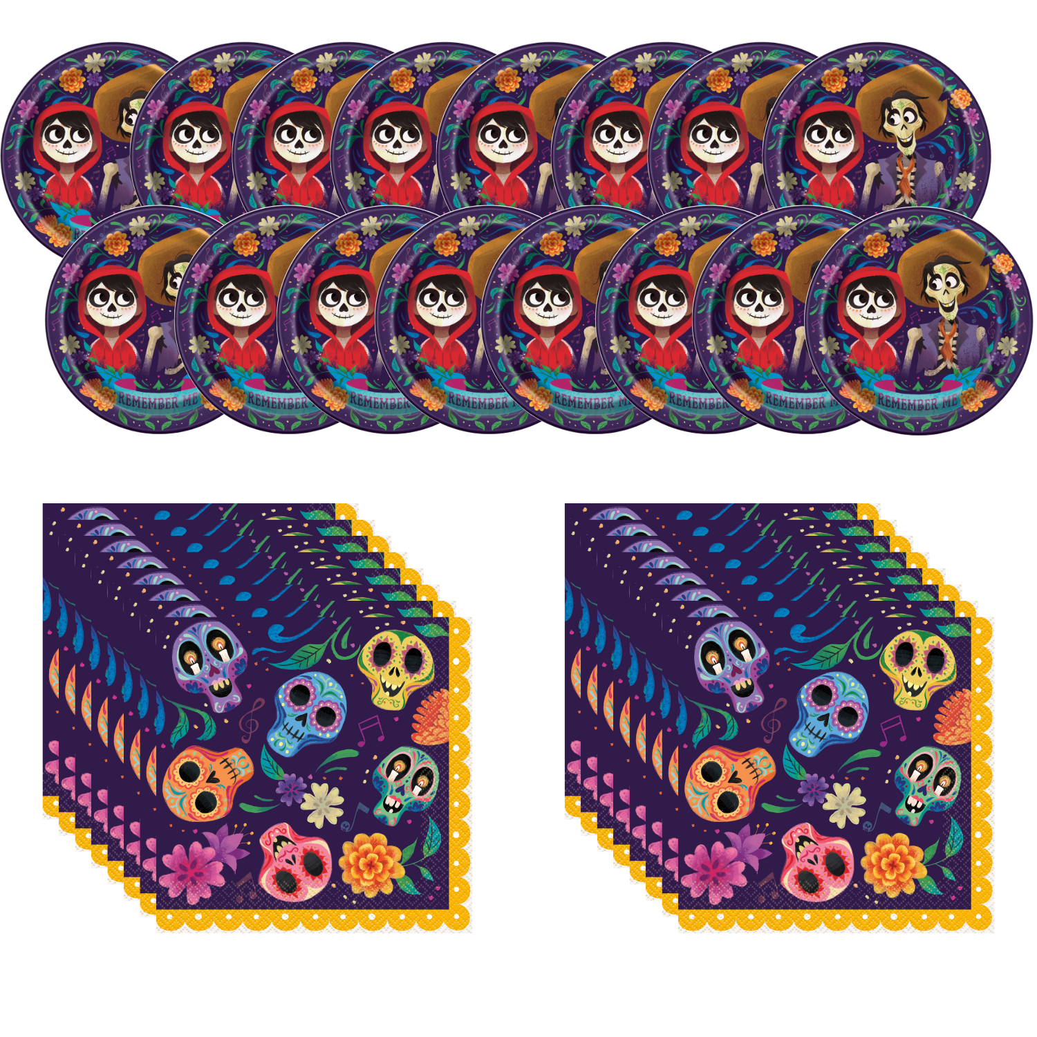 Coco Birthday Party Basic Value Pack for 16 Guests