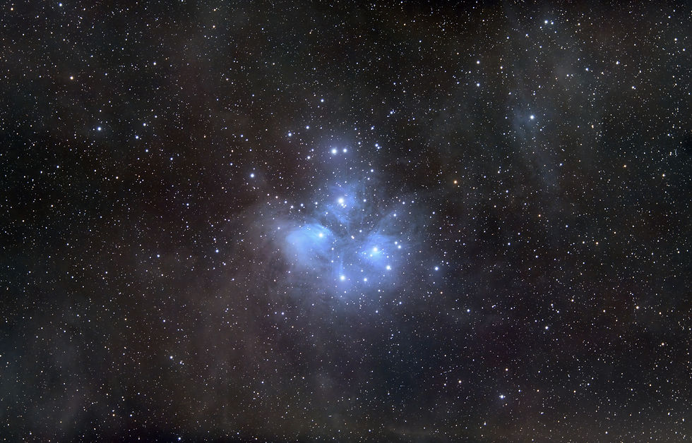 A different take on the Pleiades, Messier 45