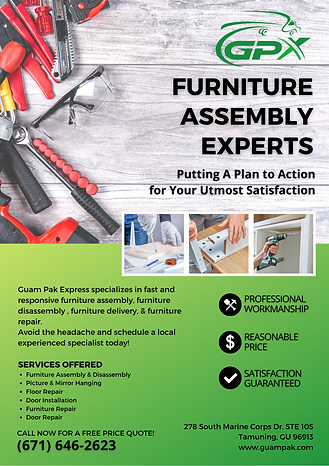 Guam Pak Furniture Installations Guam