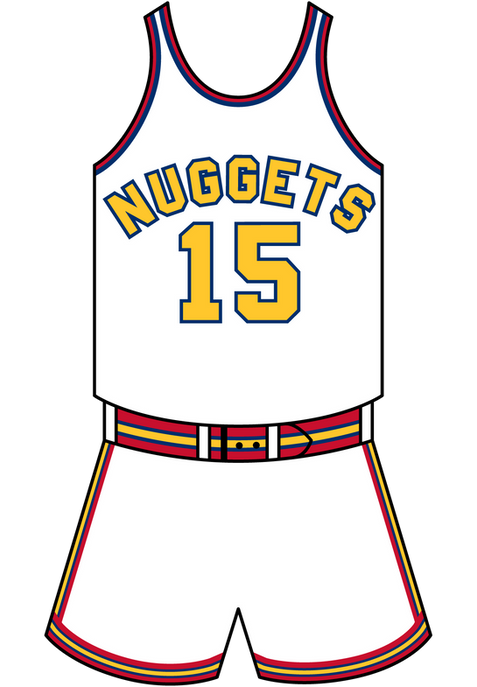 Denver Nuggets Jersey History