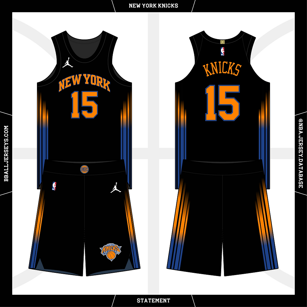 New York Knicks statement jersey. First worn on November 14, 2025.