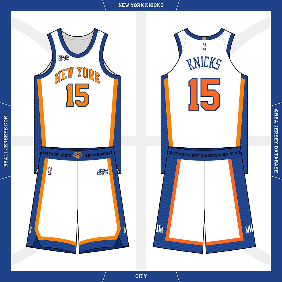 The New York Knicks City jersey from 2025 to 2026