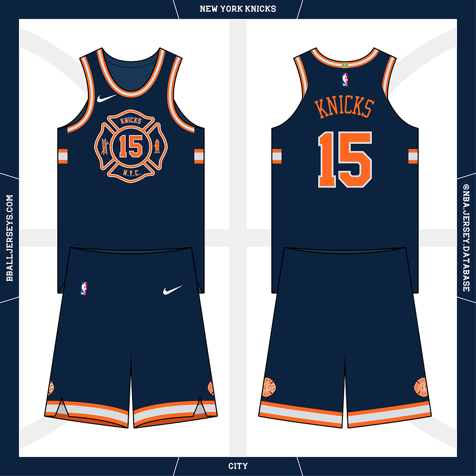 New York Knicks city jersey. First worn on January 30, 2018.