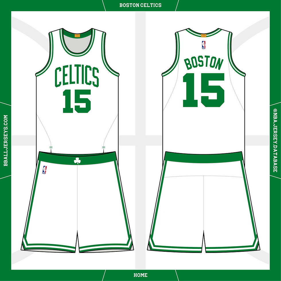 The Boston Celtics home jersey from 2014-2017
