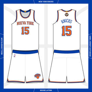 New York Knicks 2015 Noche Latina Jersey