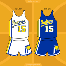 Pacers jersey history cheap
