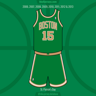 Boston Celtics St. 2006-2013 Patrick's Day Jersey