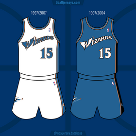 Washington Wizards Basketball Jersey DB