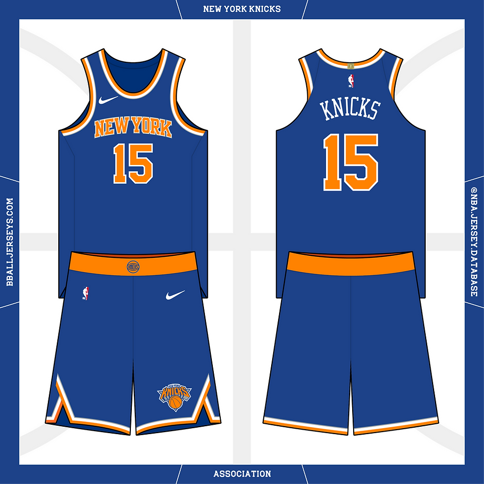 The New York Knicks Icon jersey from 2017 to Present