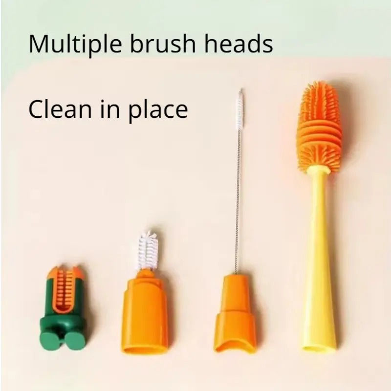Thumbnail: Four-in-One Food-Grade Silicone Cup Brush for Cleaning