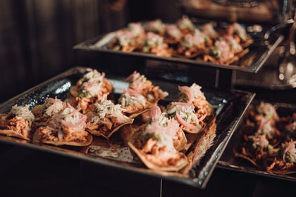 wedding taco bar
