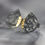 Thumbnail: Lisa Crockard | Silver & Gold Teardrop Textured Keum Boo Studs