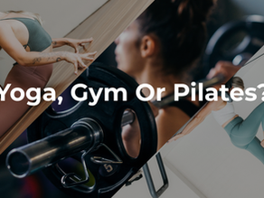Yoga, Gym, Pilates Comparison