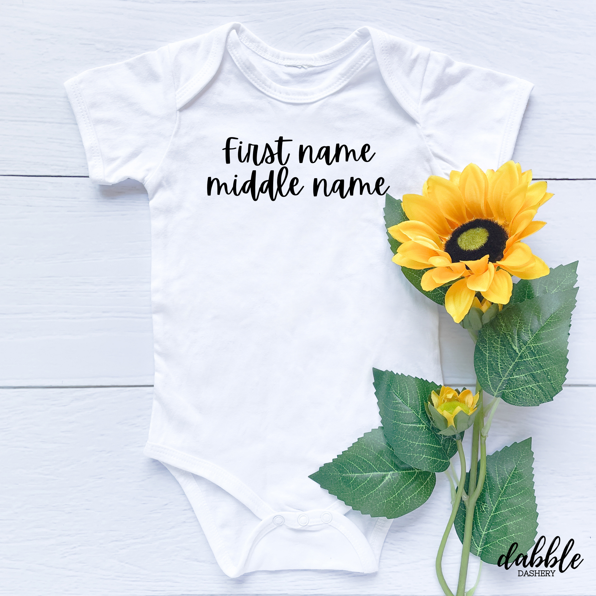 Personalized Newborn Keepsake Bodysuit