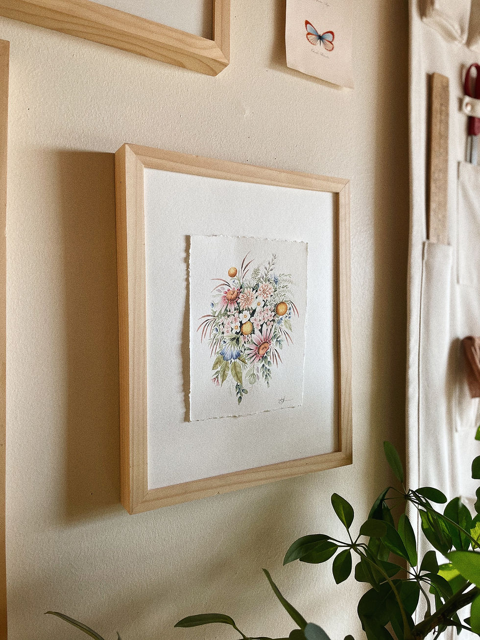 Thumbnail: "Florals and Whimsy" — 6 x 8 inches, Original