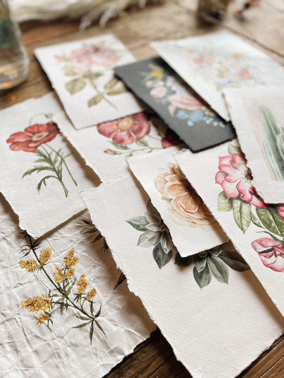 Thumbnail: "Gentle but Unyielding" — 8.5 x 11 inches, Original