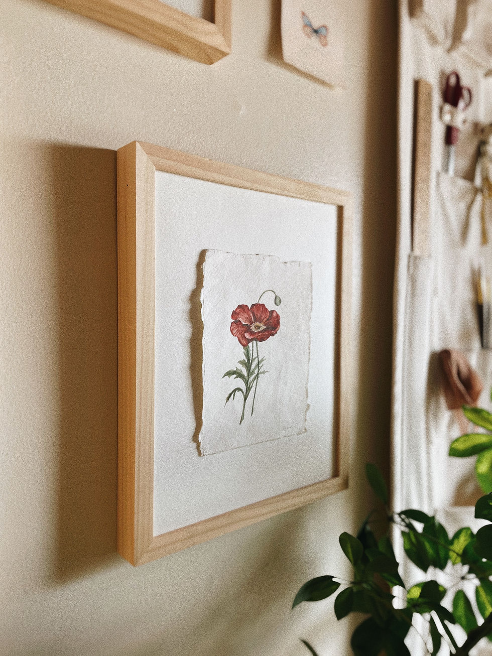 Thumbnail: "Red Poppy" — 6 x 8 inches, Original