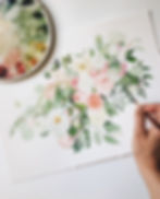 Thumbnail: CUSTOM WATERCOLOR BOUQUET