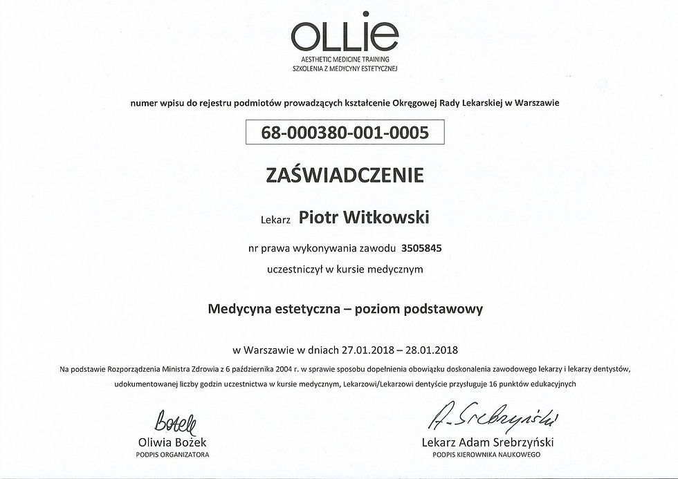 Zaświadczenie z ORL podstawy