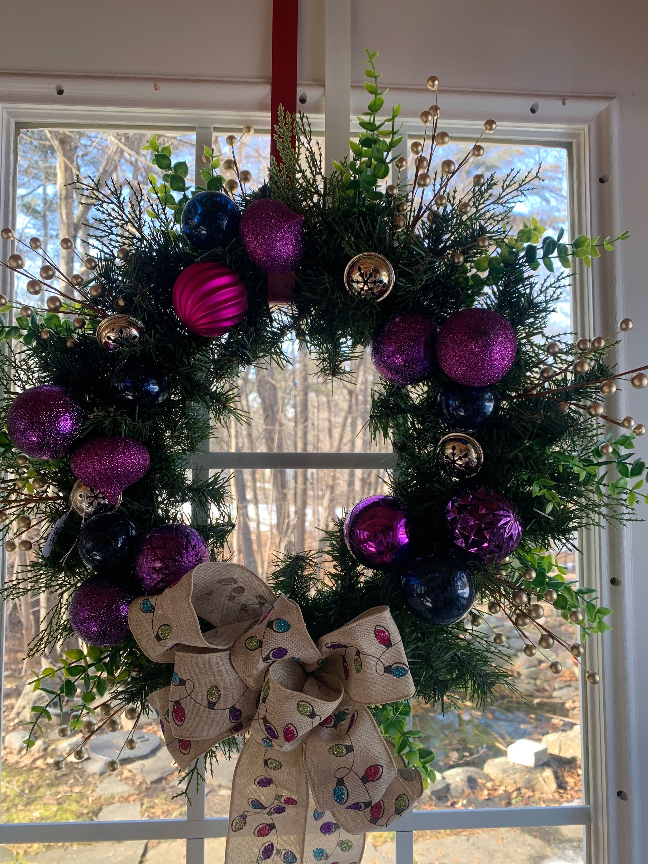 Purple Wreath 