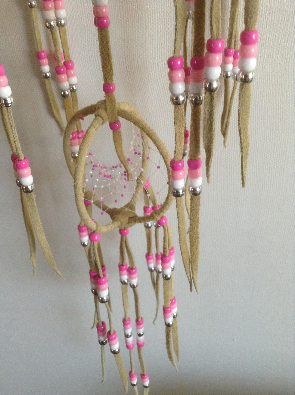 Thumbnail: 7"-4"  Double Ring Dream Catcher