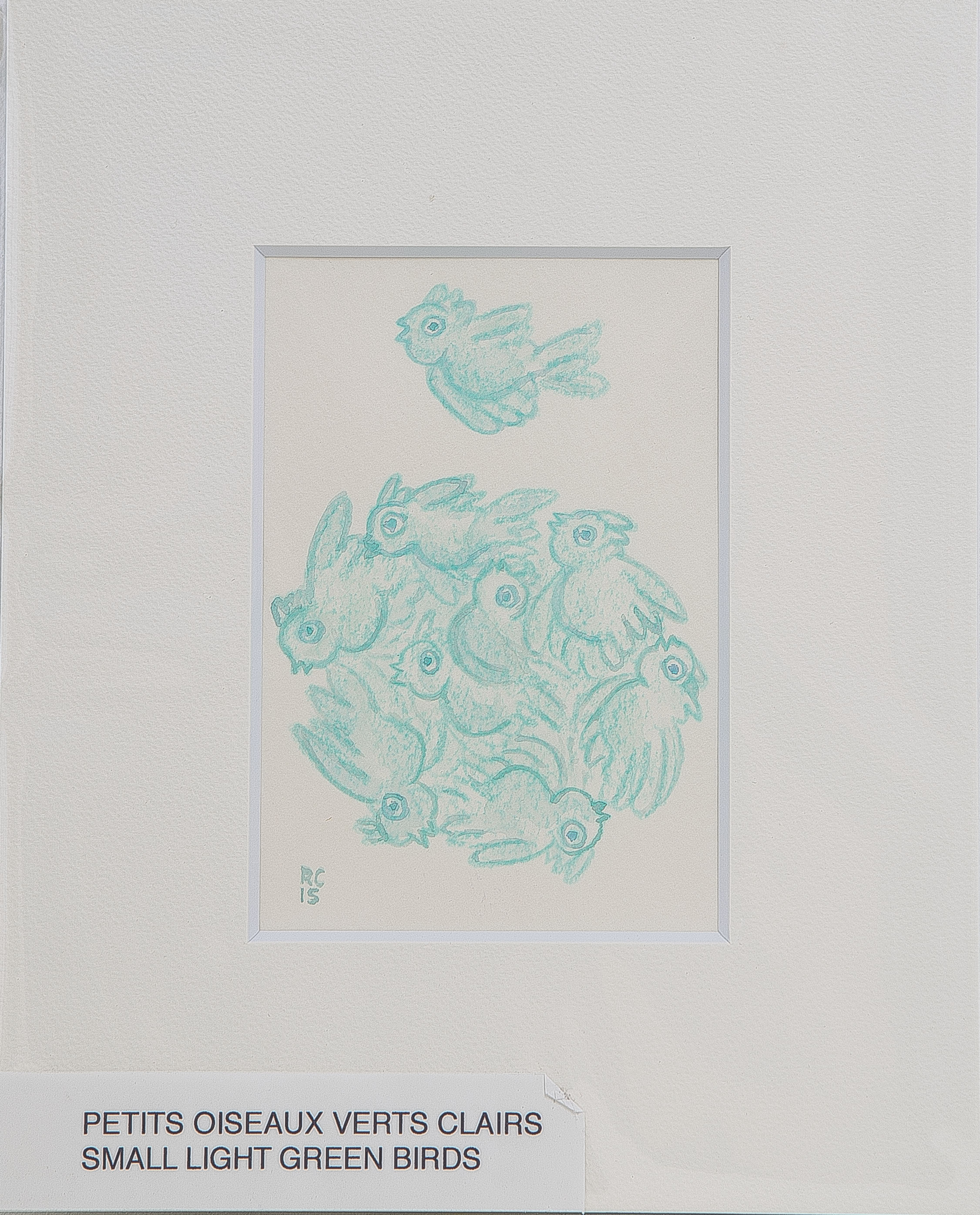 ROUND SKY BLUE BIRD