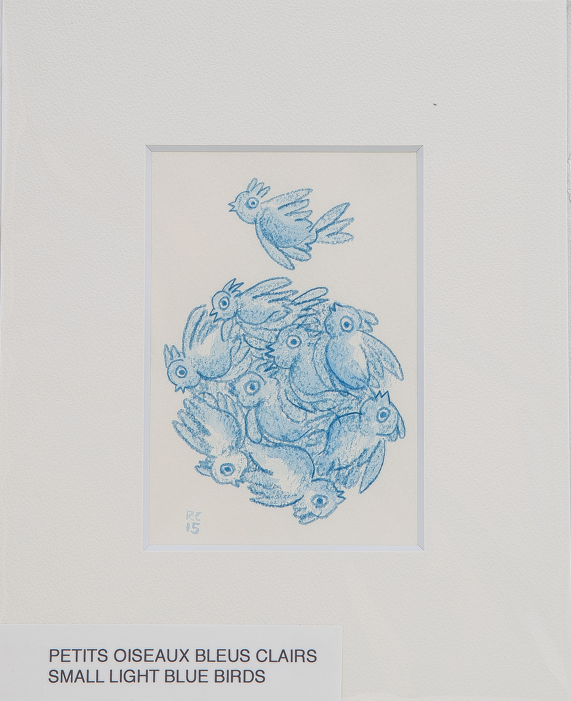 ROUND BLUE BIRD
