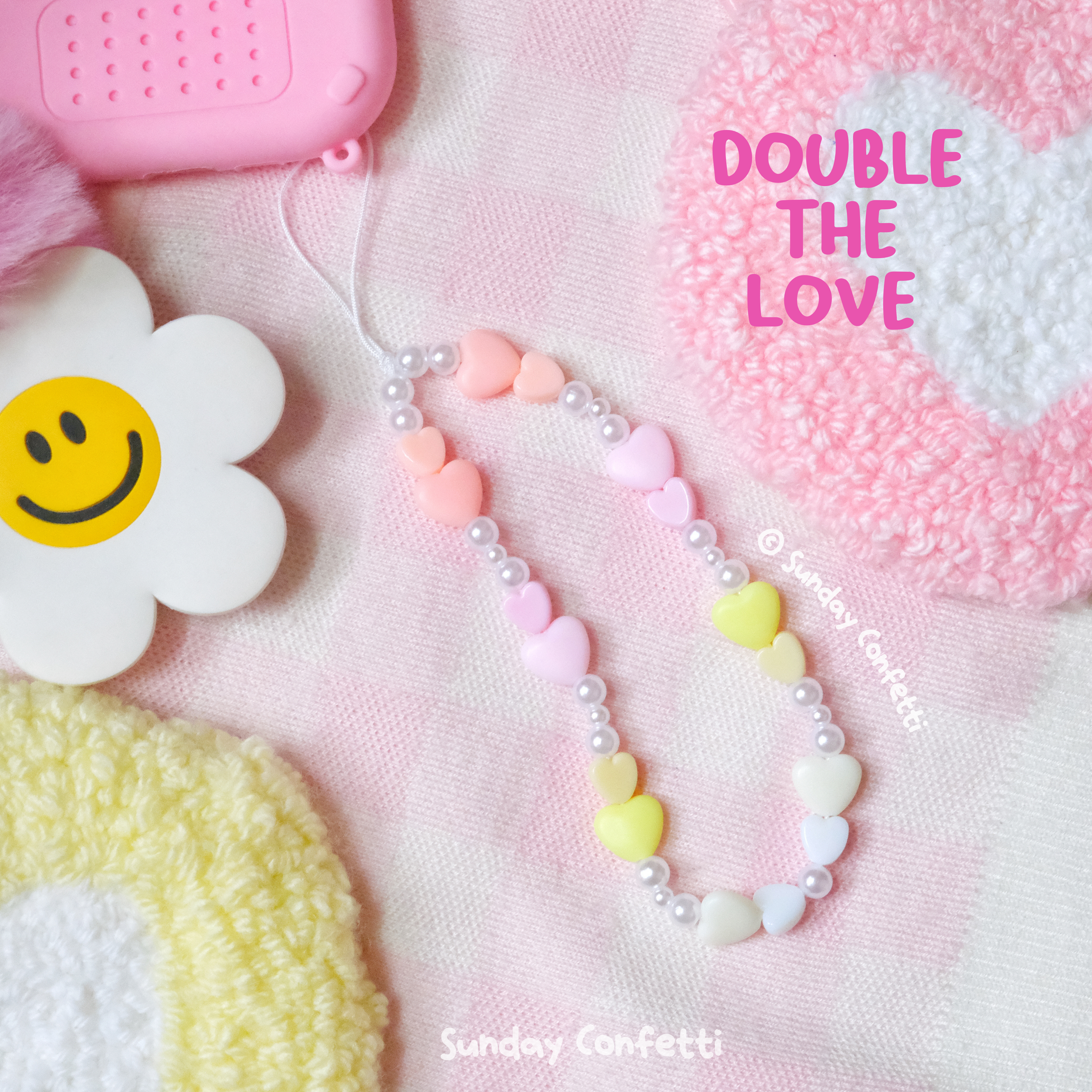Double The Love phone charm