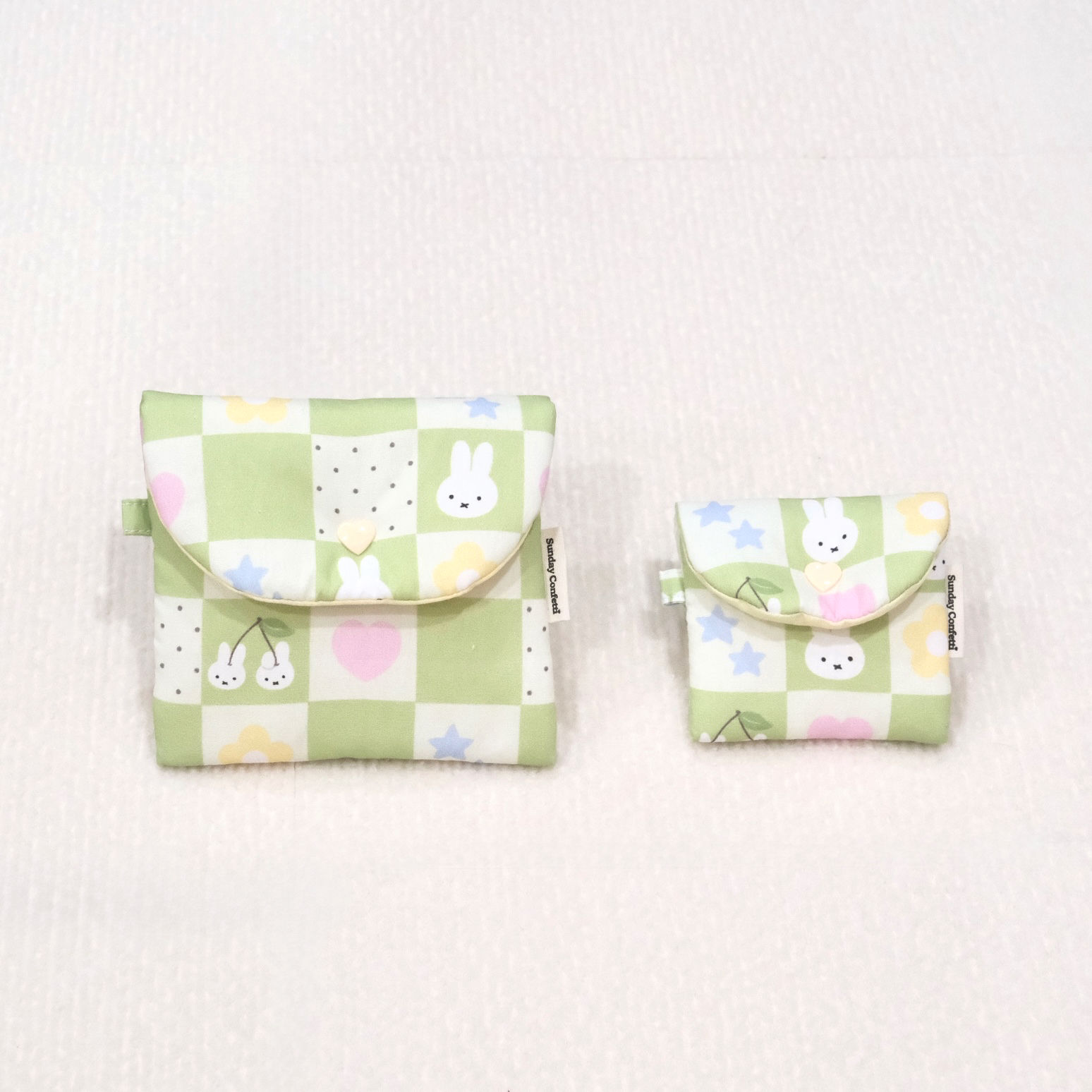Miffy - Apple Green checks