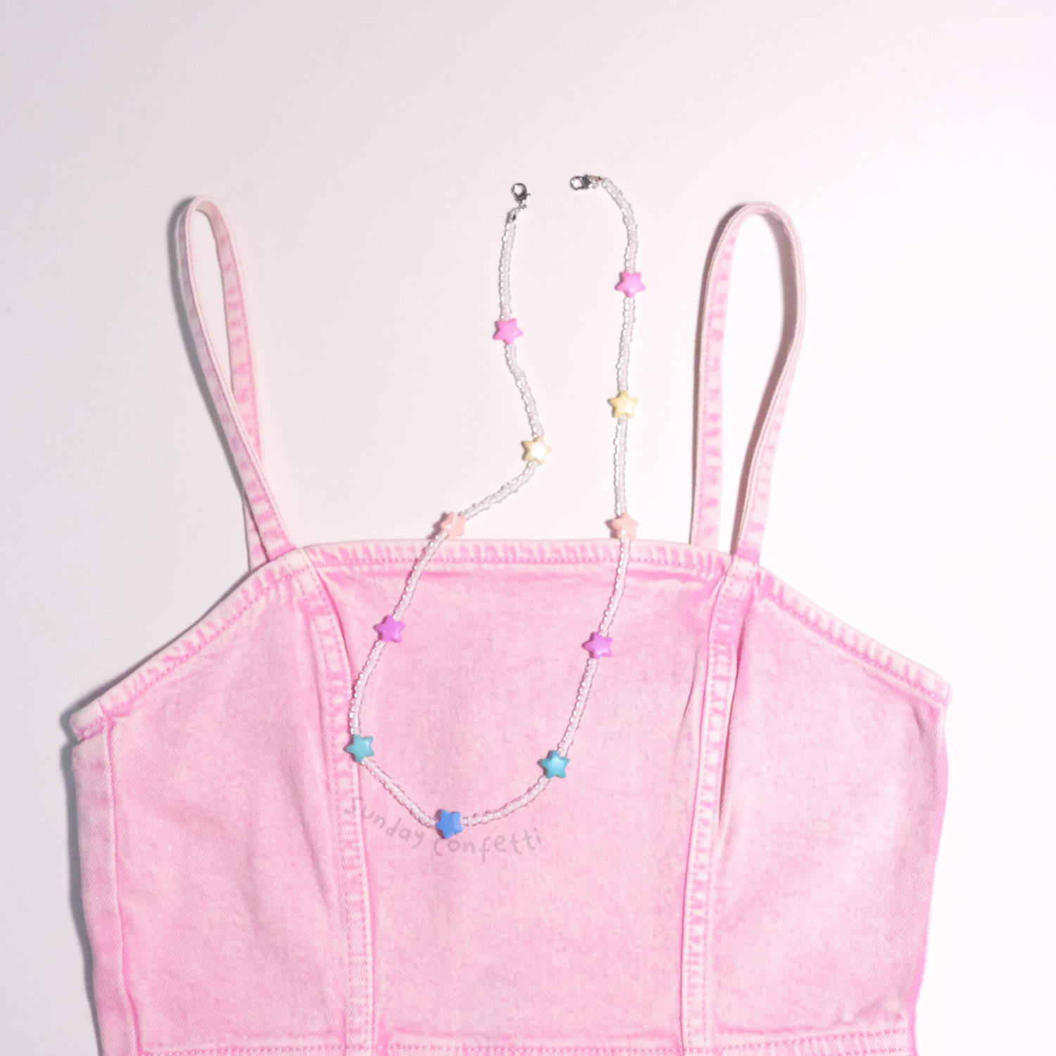 Rainbow Stars (II) mask chain 