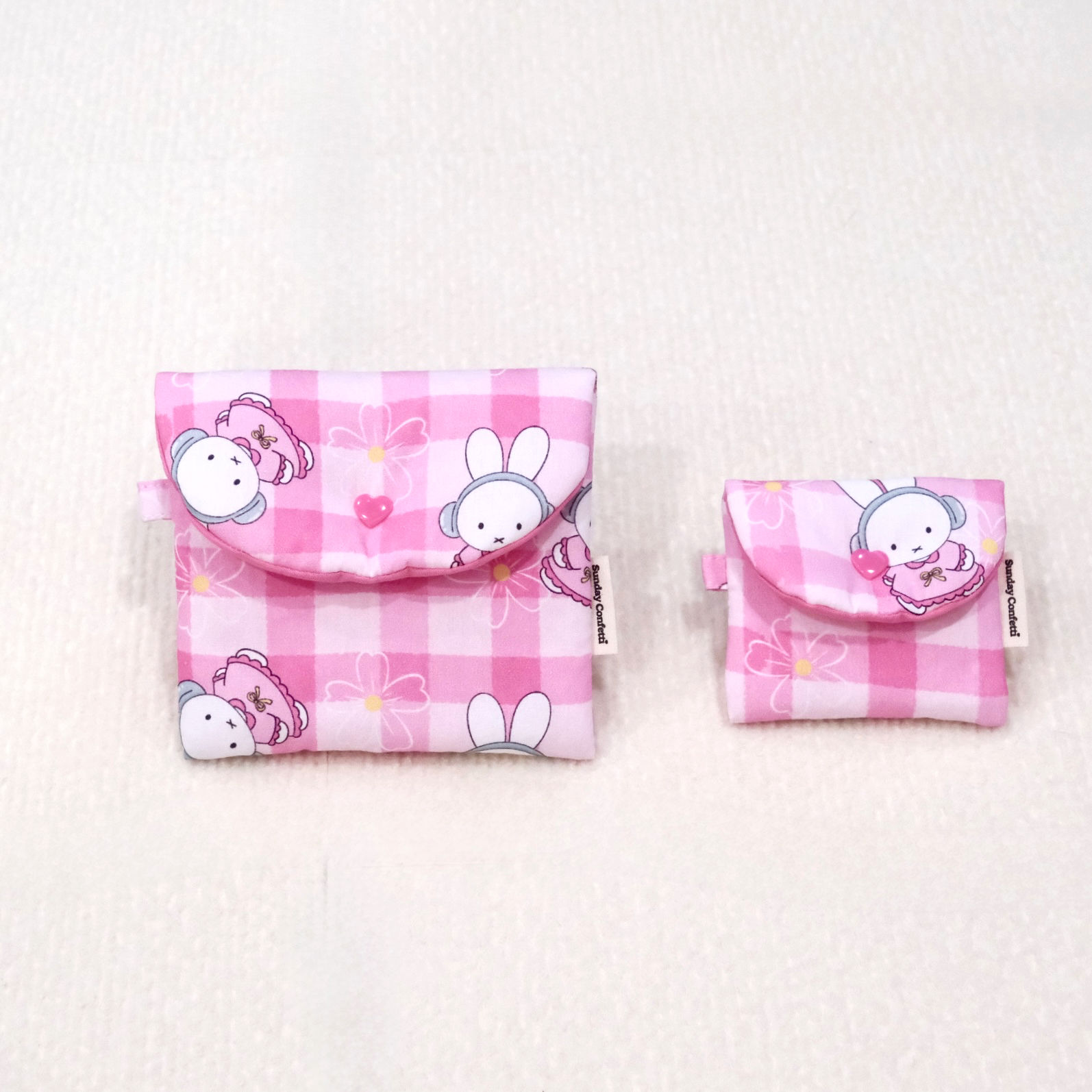 Miffy - pink gingham
