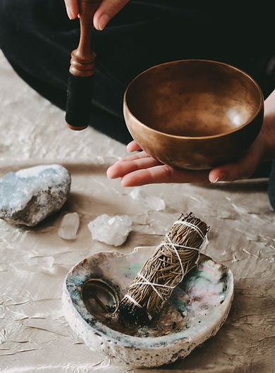 Trauma-informed therapy sound healing at Hollowell Counseling