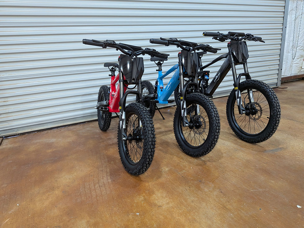 Thumbnail: Non Pedal Electric 18" Full Suspension Mountain Bike
