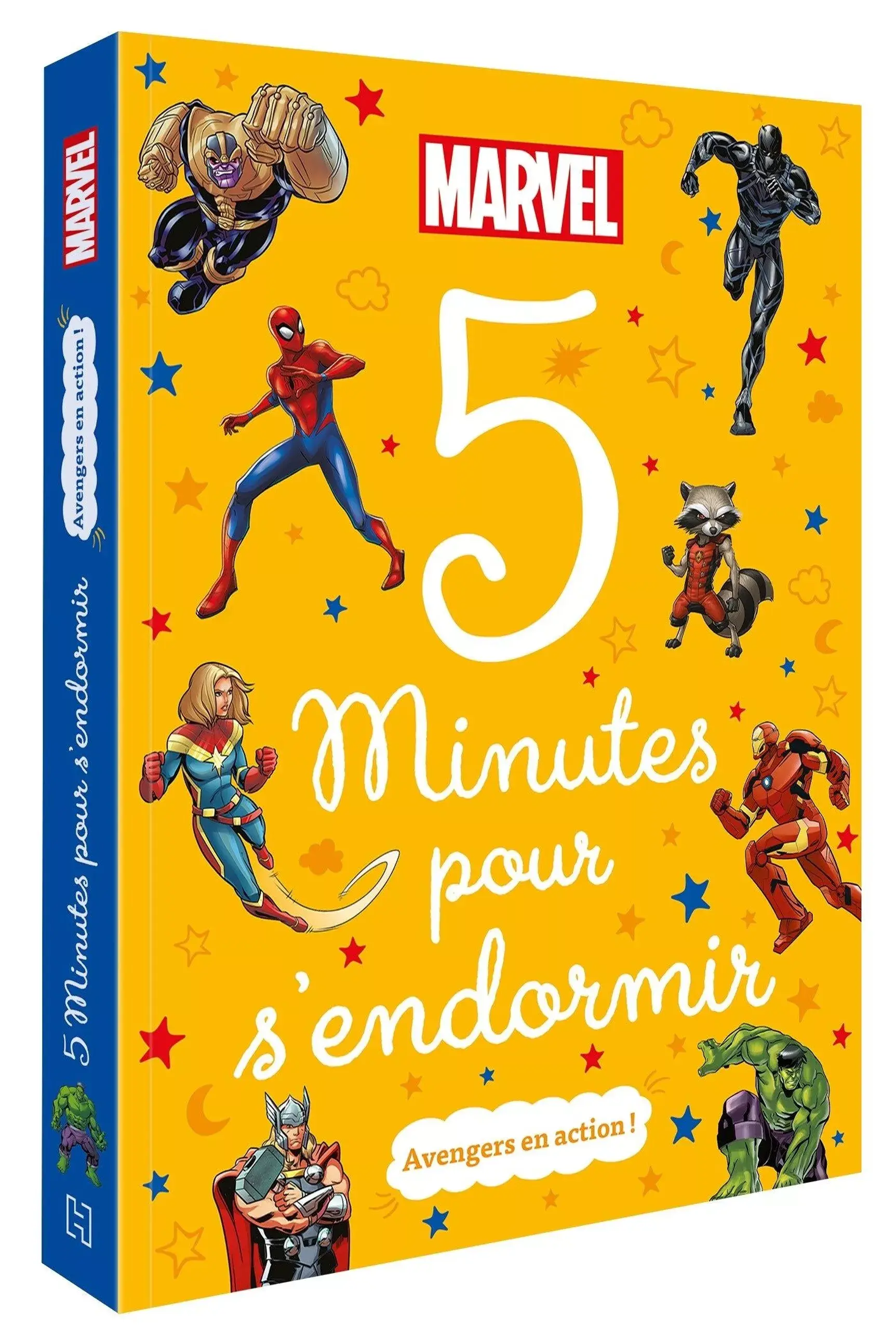 LIVRE - MARVEL - 5 minutes pour s'endormir - Avengers en action - Disney