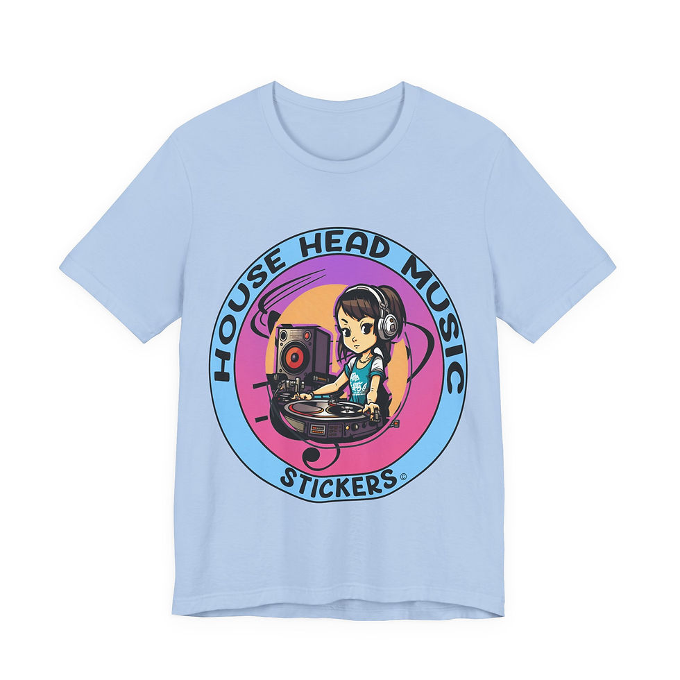 Thumbnail: House Head Music Stickers 015 (T shirt)
