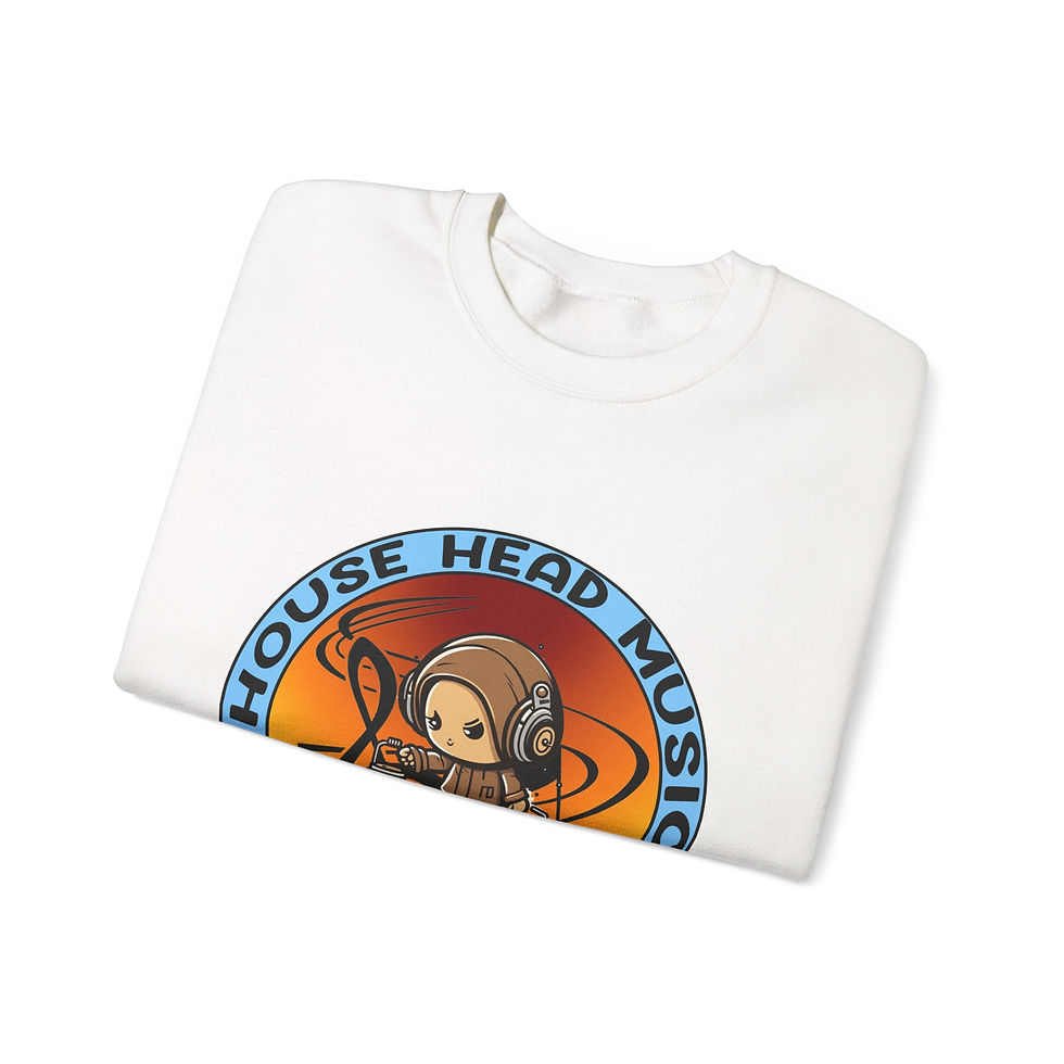 Thumbnail: House Head Music Sticker 007 (Sweatshirt)