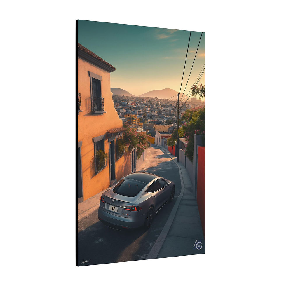Thumbnail: Mr. 47 Tesla in Mexico City (Canvas)