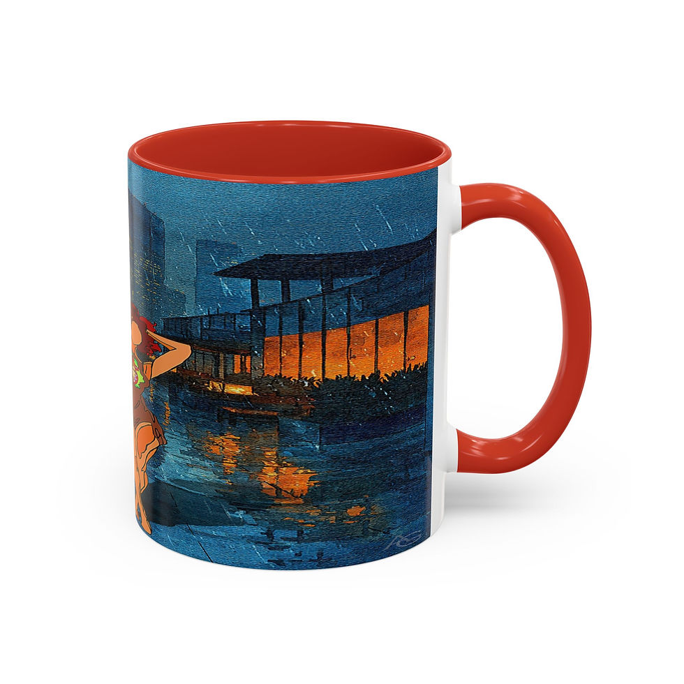 Thumbnail: Art Inspired by The Jackson 5, Looking Through the Window (Mug)