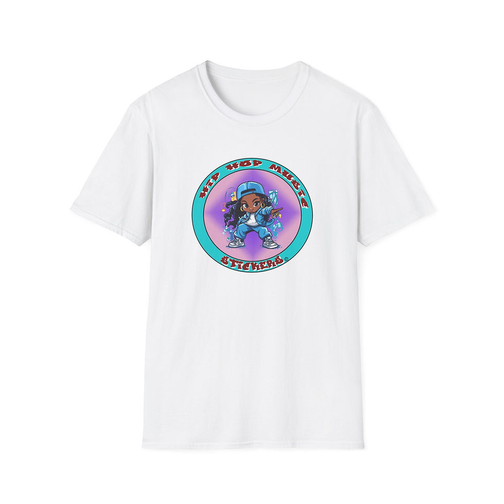 HIP HOP Music Stickers 003_2 (T-Shirt)
