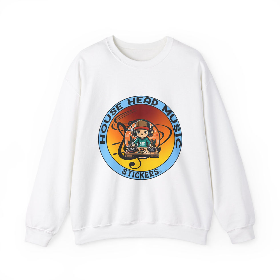 House Head Music Sticker 006 (Sweatshirt)