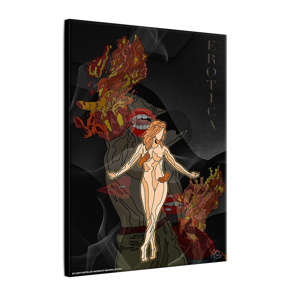 Thumbnail: Art Inspired by Madonna, Erotica (Canvas)