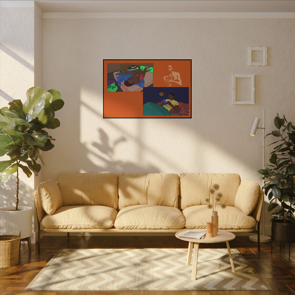 Thumbnail: Art Inspired by Al Green, Love and Happiness (Canvas)
